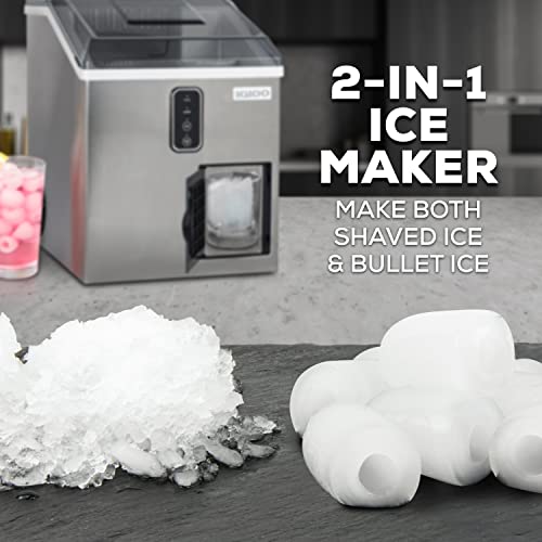 Stainless Steel Electric Countertop Ice Maker Machine W9489