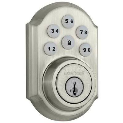 Traditional SmartCode Electronic Deadbolt with SmartKey Finish: Satin Nickel O6262