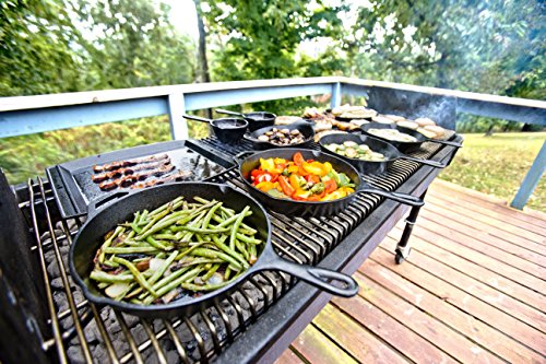 12 Inch Seasoned Cast Iron Skillet with Assist Handle I98599