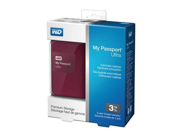 3TB USB 3.0 Portable External Hard Drive V60667