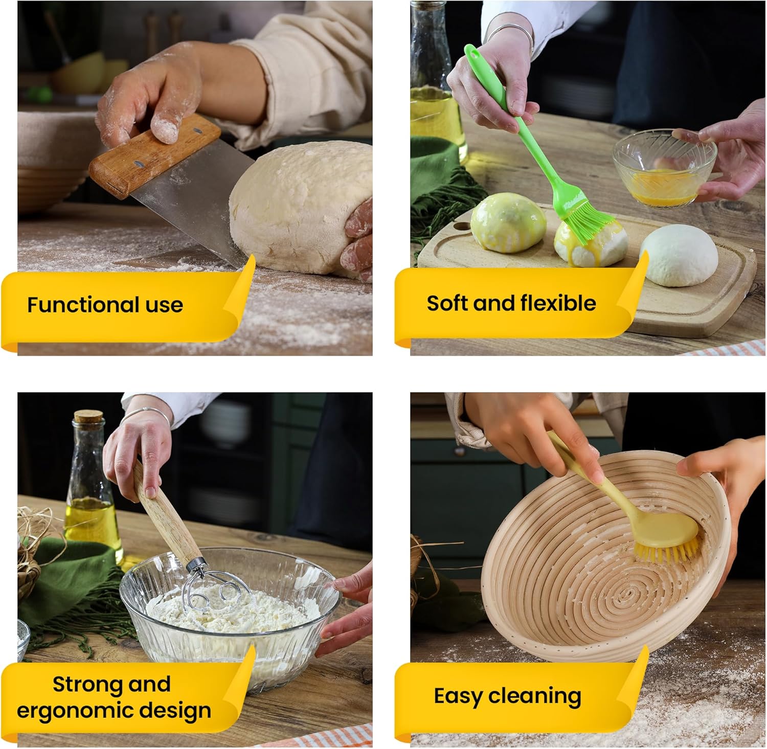 Round 9 inch Sourdough Proofing Basket N826