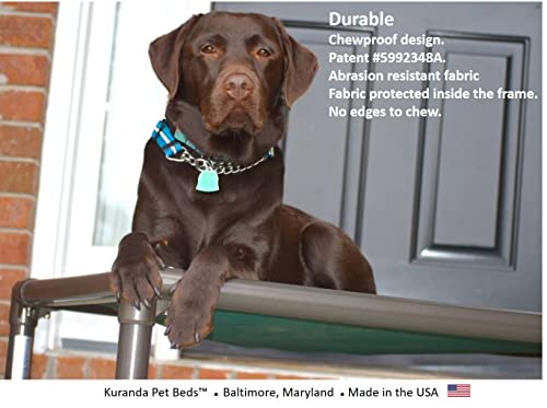 Walnut PVC Heavy Duty Vinyl Dog Bed 50" x 36" Y67781