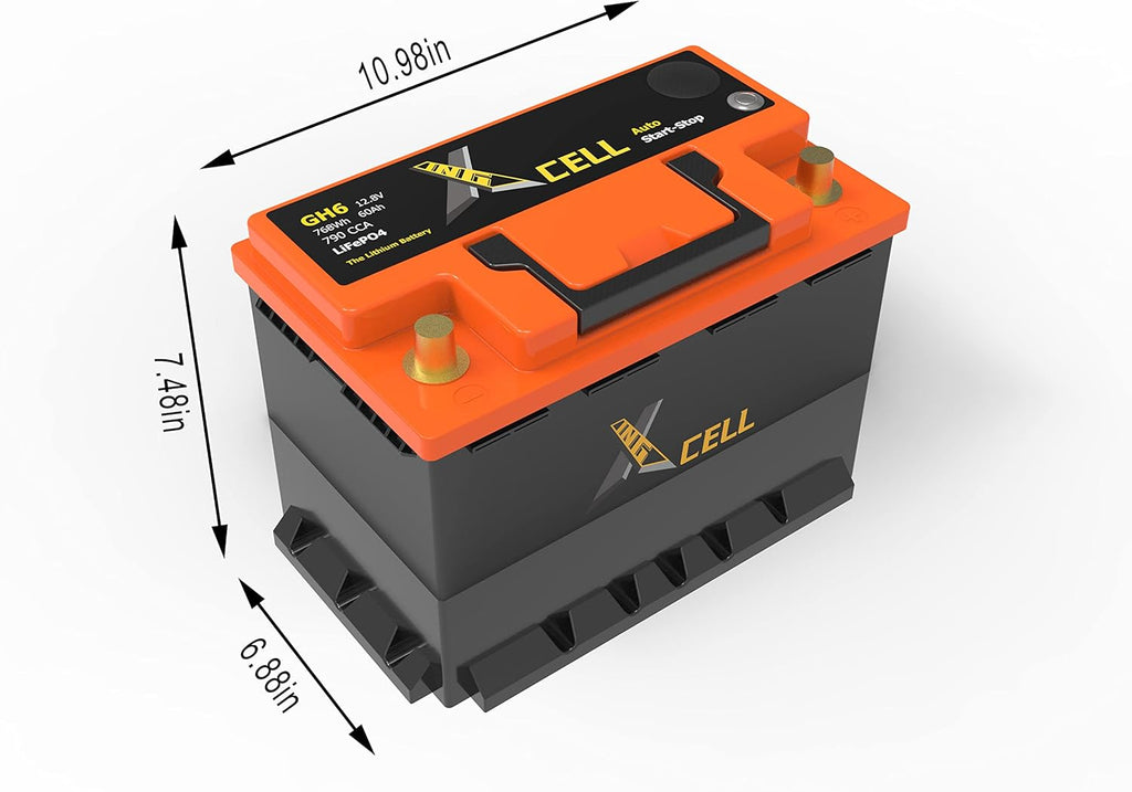12V 60AH 768WH 790CCA LIFEPO4 Battery O490670
