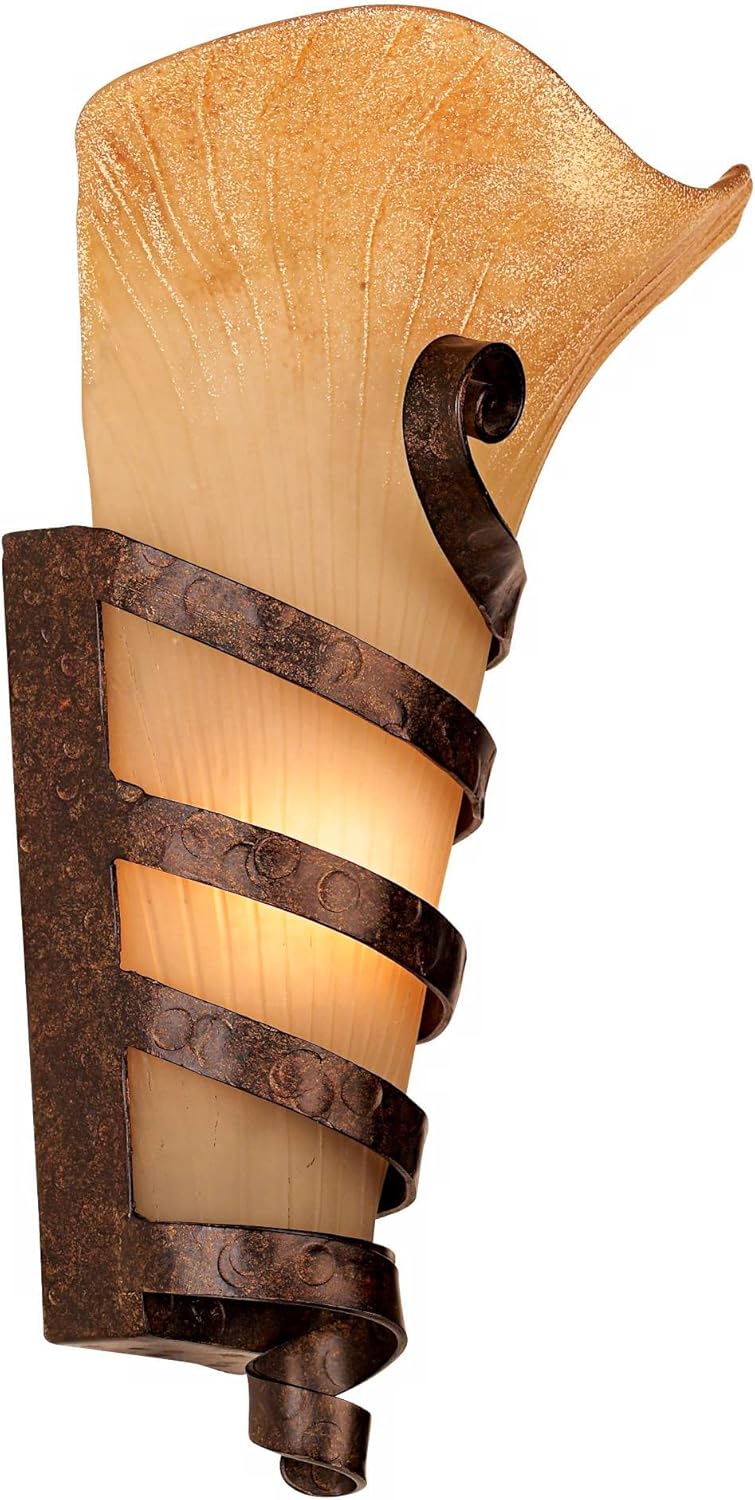 Set of 2 Rust Wall Light Sconces R680541