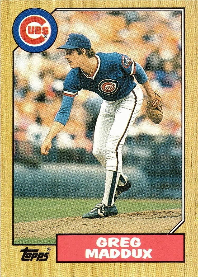 1987 Topps Traded Baseball #70T Greg Maddux Rookie Card E332056