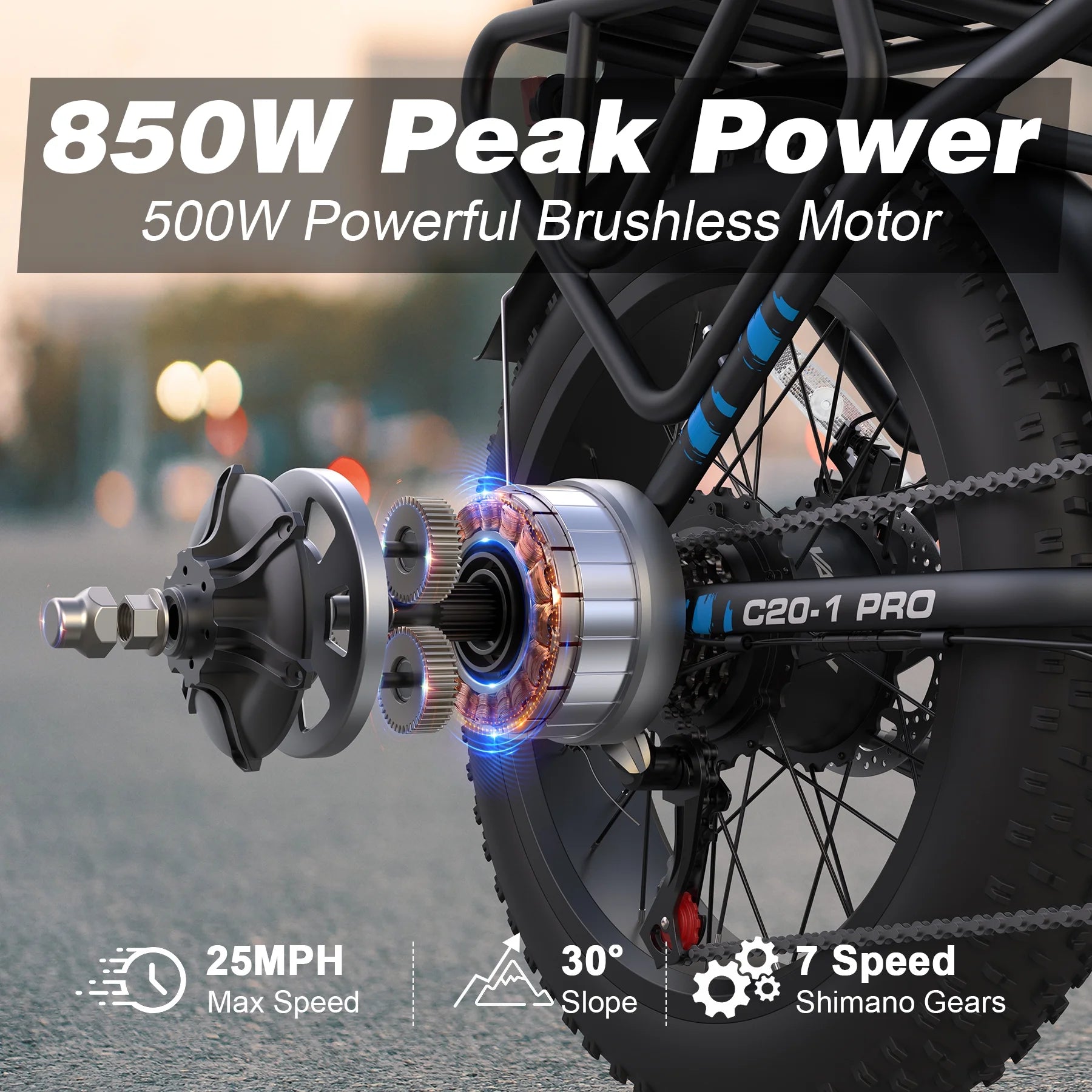 Folding Electric Bike with 48V 13Ah Battery F15416