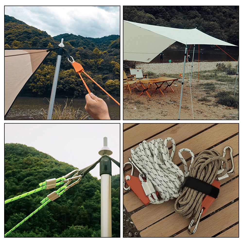 Camping Rope with Ratchet Pulley Guy Lines S623