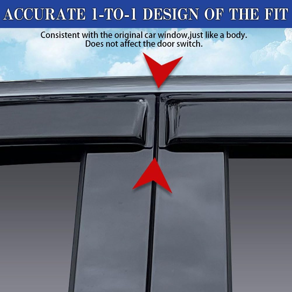 4 Rain Guards for Subaru Outback W984863