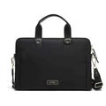 Jet Black Slim Laptop Bag K721