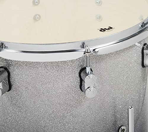 7-Piece Maple Shell Pack with Chrome Hardware Silver to Black Fade Y1061