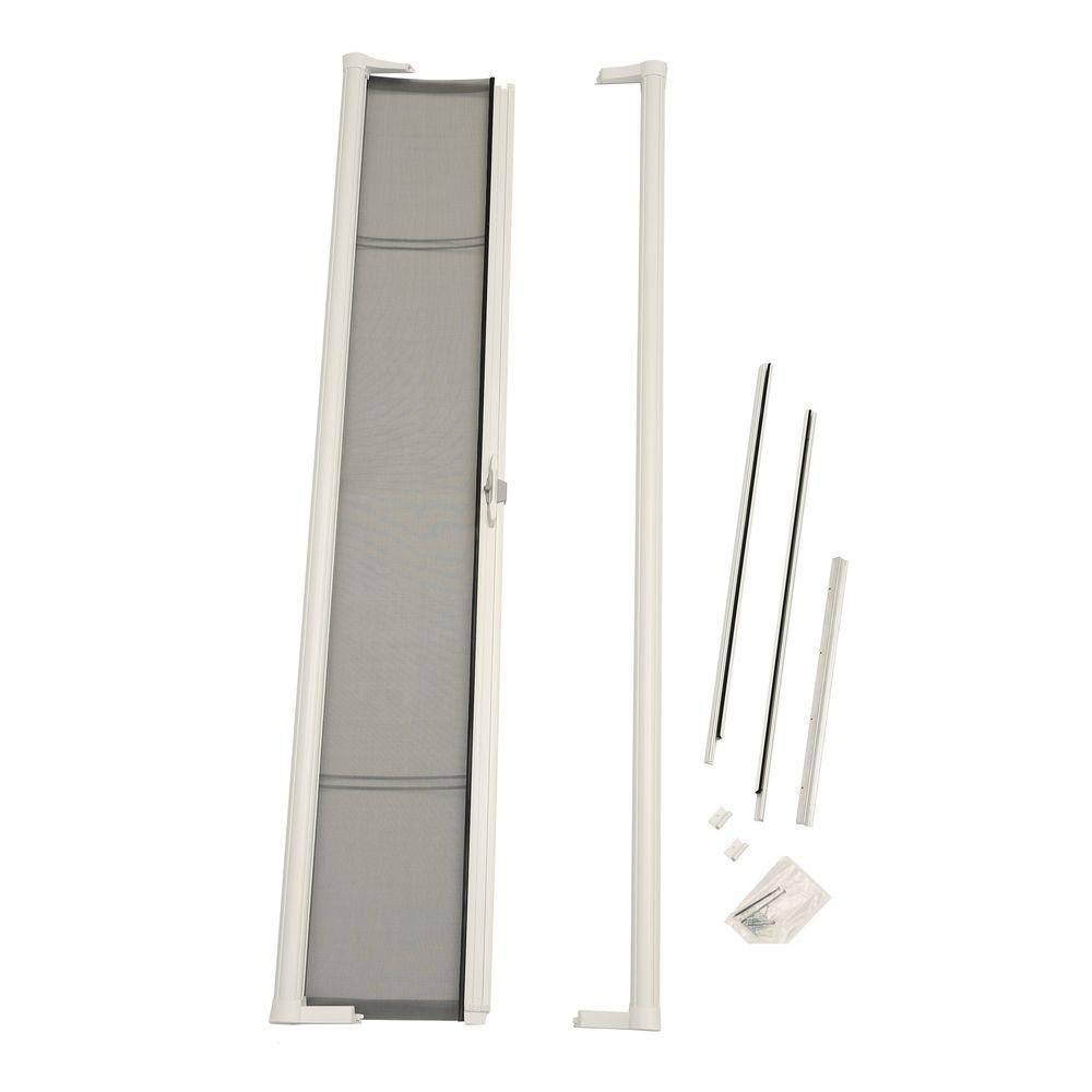 78 in. White Retractable Screen Door for Sliding Door G22426
