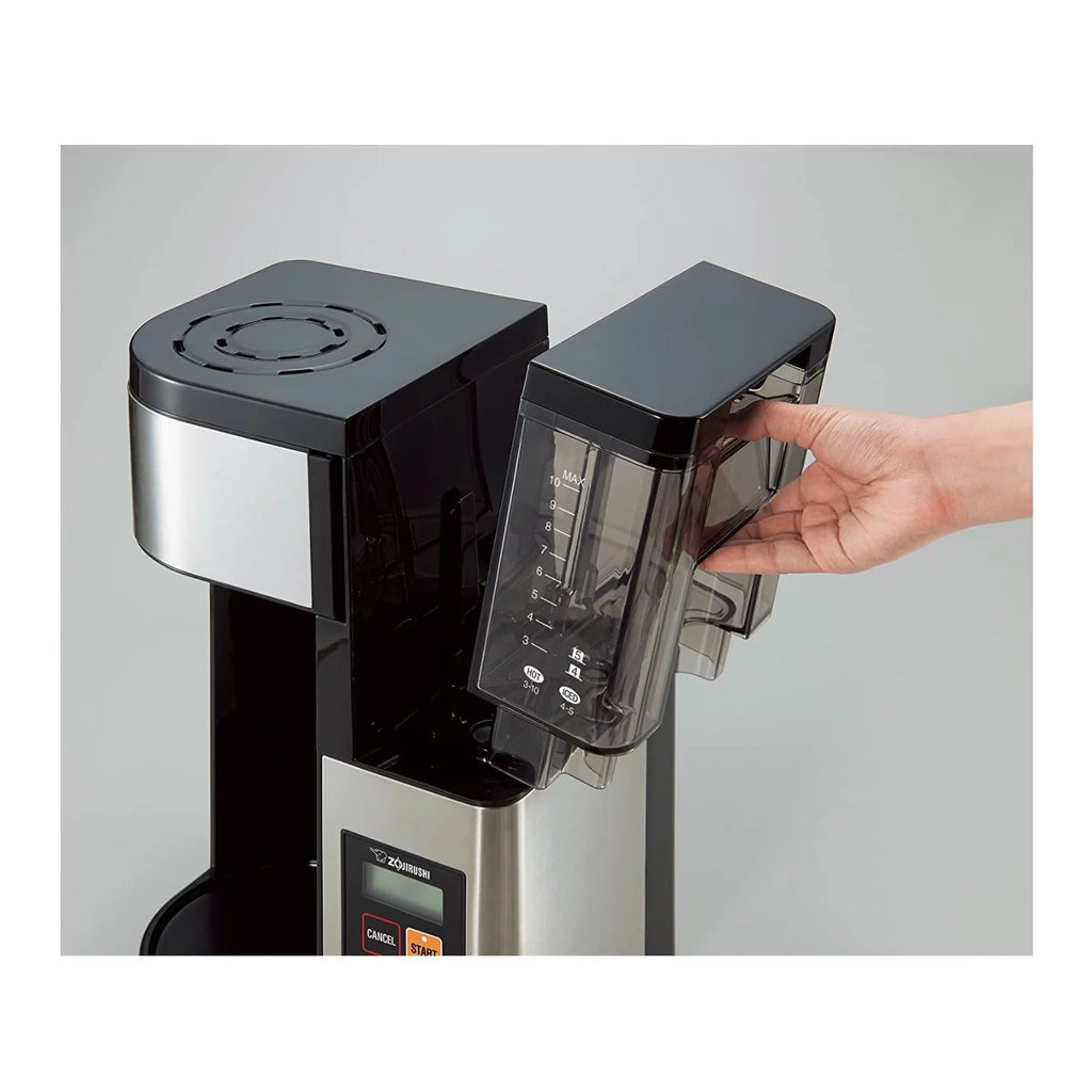 10-Cup Coffee Maker (Stainless Steel, Black) O727511