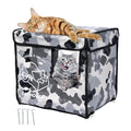 Insulated Waterproof Oxford Cloth Cat Shelter (Green) O19870