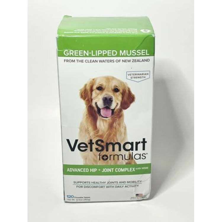 Advanced Hip + Joint Complex with MSM and Green-Lipped Mussel for Dogs B690644