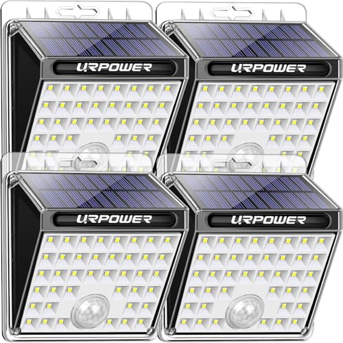78 LED Solar Motion Sensor Security Light, 4 Pack X49916