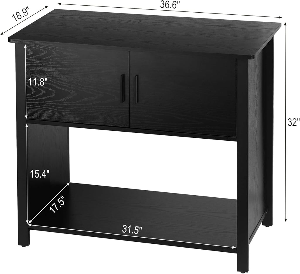 Aquarium Stand, 40-50 Gallon, Metal Frame, 18.9" D x 36.6" W x 32" H D3804