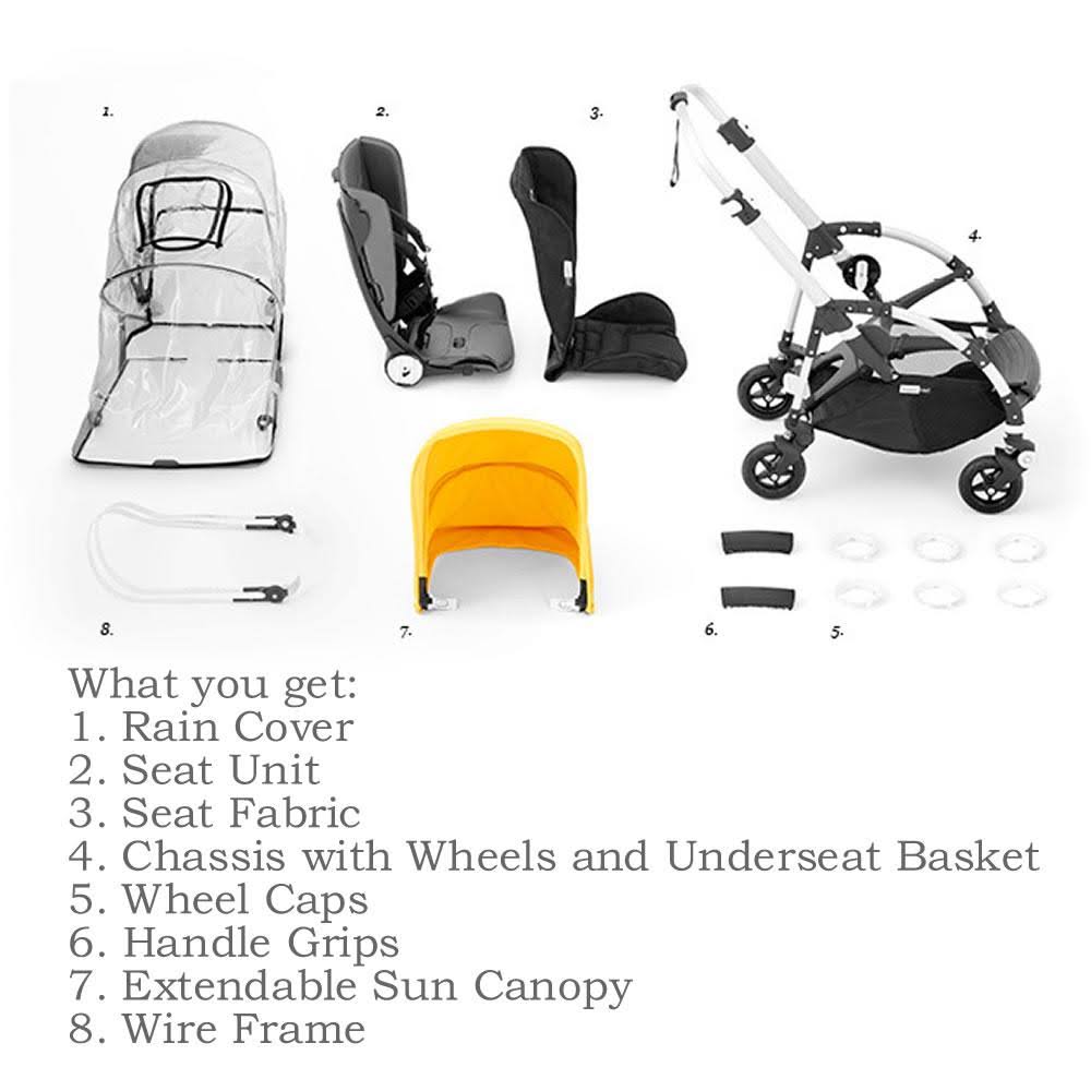 Aluminum Dark Navy Stroller A22922