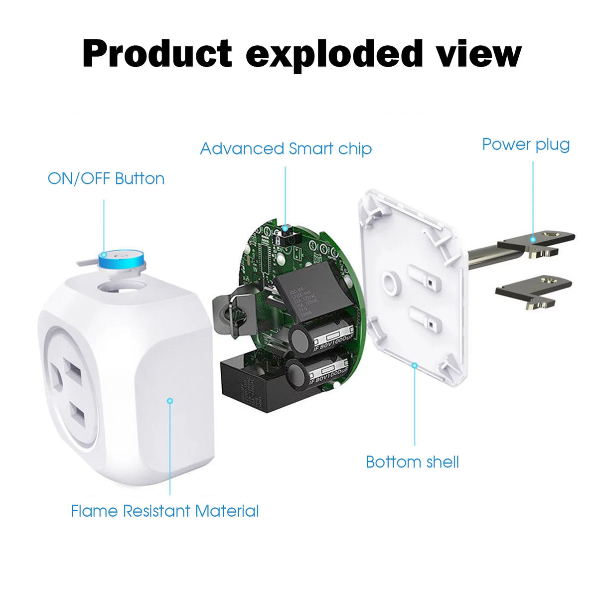 Smart Plug 3 Pack Wifi Mini Outlets Smart Socket K182