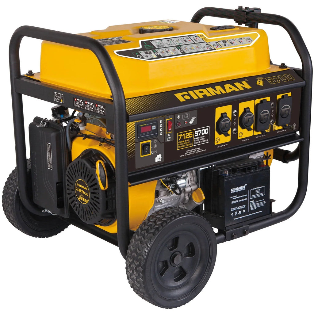 7125/5700 Watt 120/240 V Gas Remote Start Generator J2463