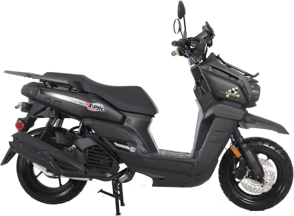 150cc Gas Moped Scooter with 12" Aluminum Wheels J186123