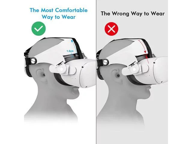 Adjustable Replacement Halo Strap for Oculus Quest 2 F79566