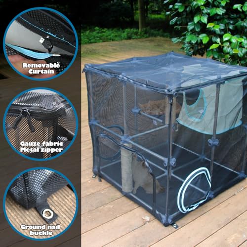 Catio Outdoor Cat Enclosure, Mega Kit W879