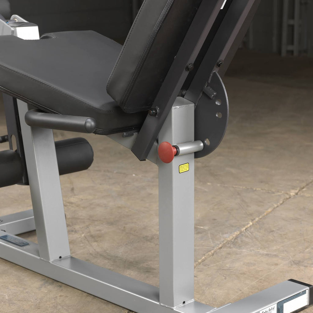 Seated Leg Extension and Supine Curl X9841