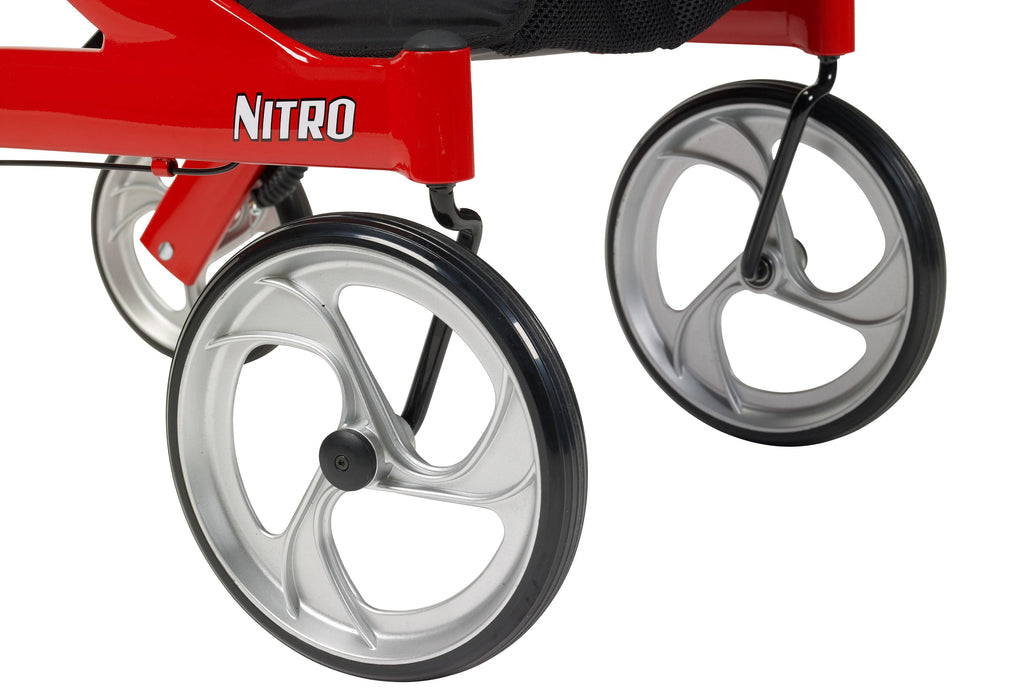 Red Rollator Walker L2448
