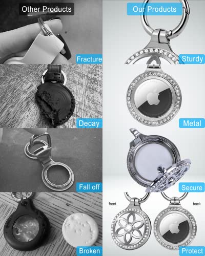 25in Adjustable Alloy Airtag Necklace G421037