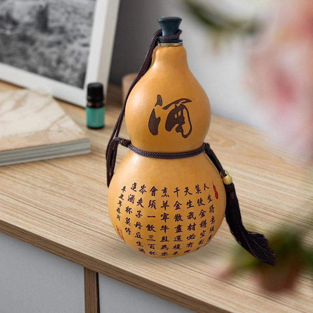 Portable Gourd Water Bottle Calabash Kettle Teapot W175800