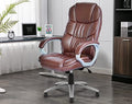 Big and Tall High Back Leather Office Chair with Armrest O2622