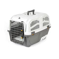 Plastic Cat Carrier with Integrated Litter Pan K558