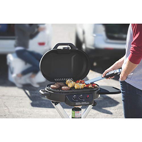 Portable Stand-Up Propane Grill with Push-Button Starter K5373