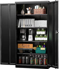 72'' Metal Storage Cabinet with 4 Adjustable Shelves C763461