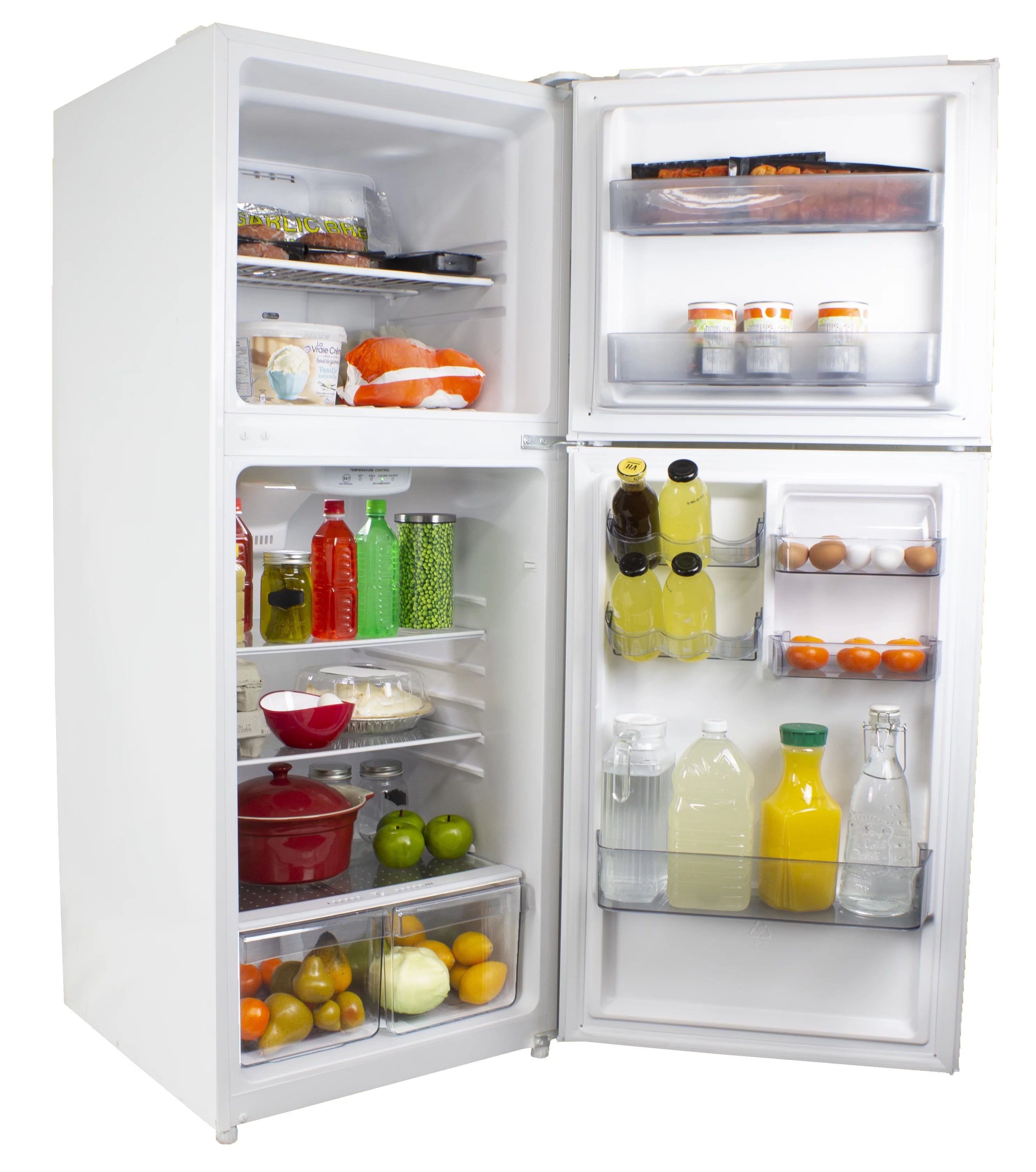 White 10.1 cu. ft. Refrigerator L557