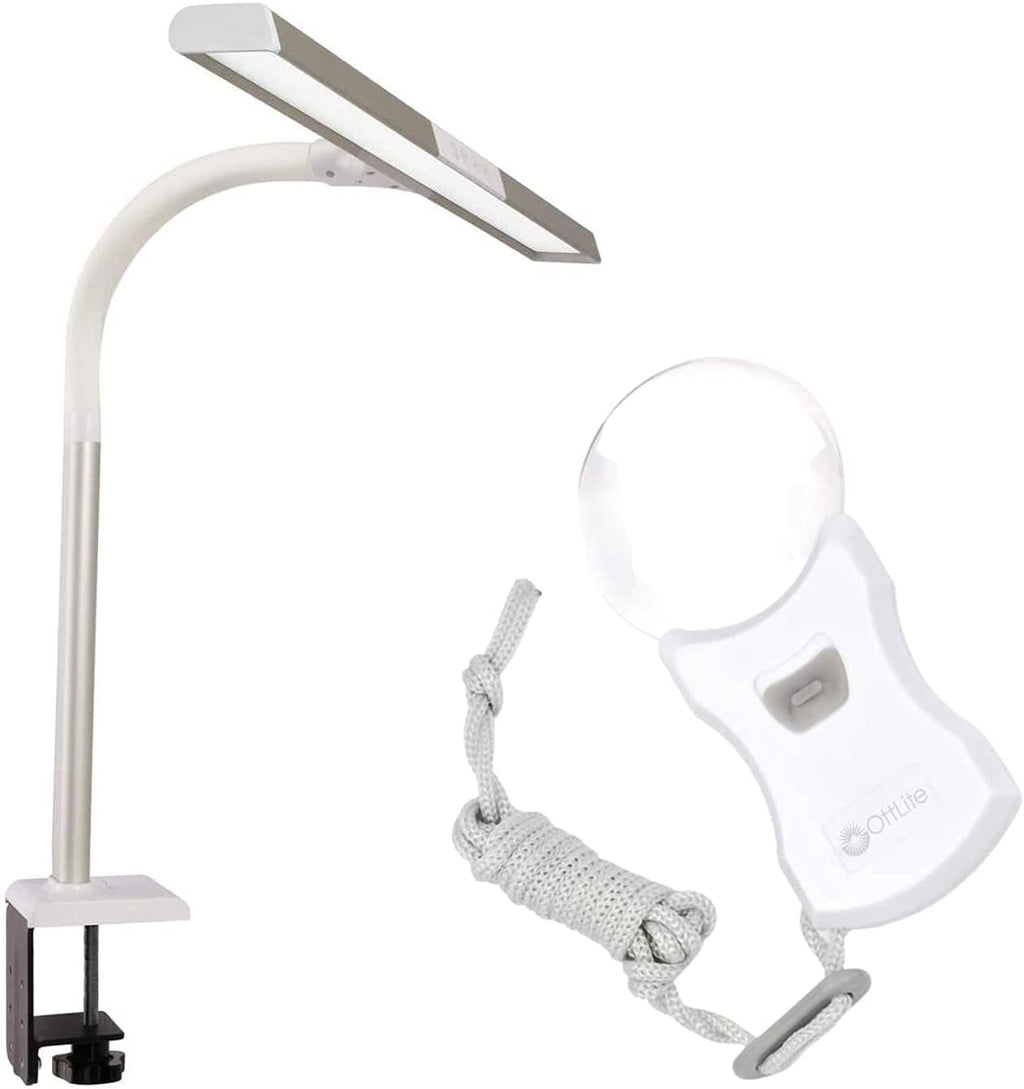 LED Clamp Lamp and Magnifier S630936
