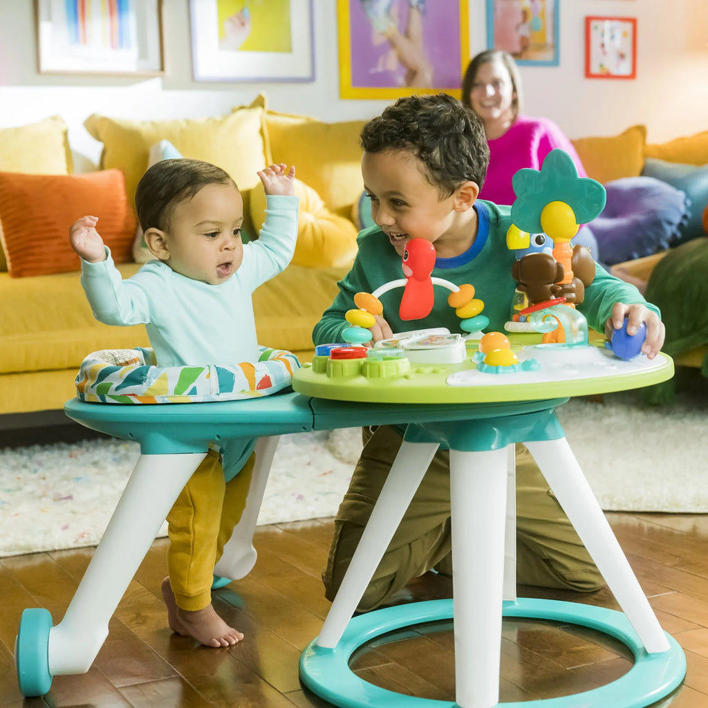 2-in-1 Baby Activity Center & Table, Tropic Coral T717333