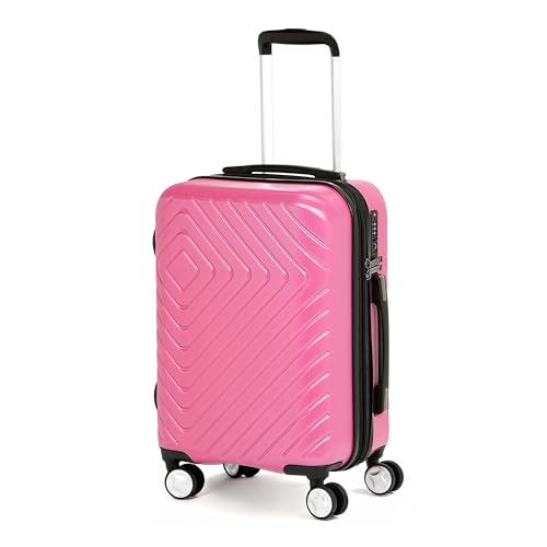 Navy Blue 21-inch Carry On Luggage with Wheels J516