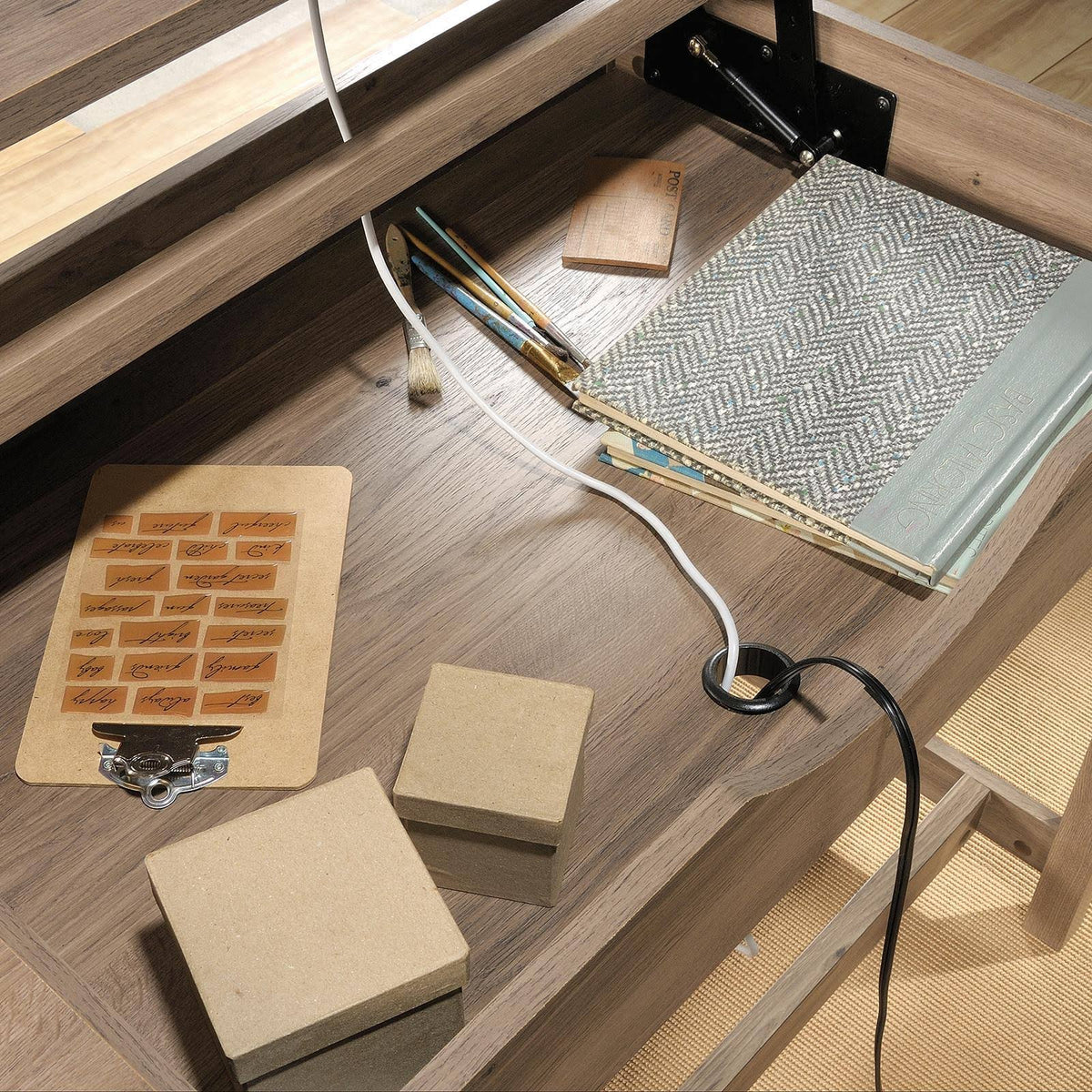 Salt Oak Computer Desk W714