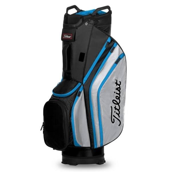 Black/Black/Red Lightweight Golf Bag V936
