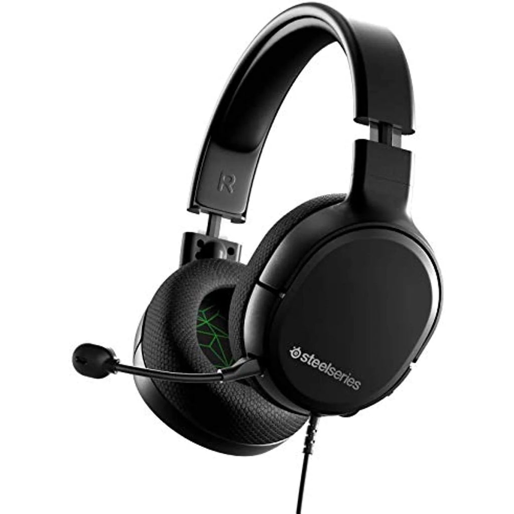 Wired Gaming Headset with Detachable Microphone and Steel-Reinforced Headband K54839