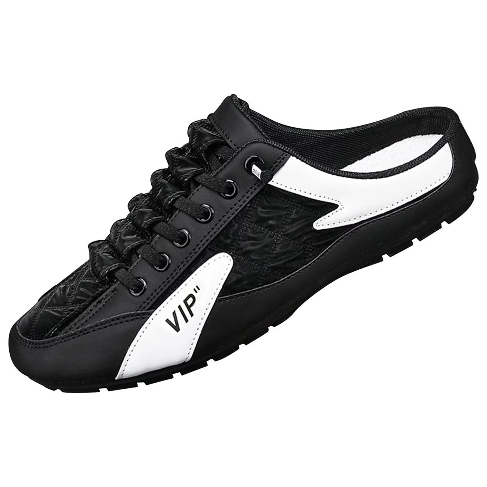 Men Slip on Mule Sneakers Lightweight Backless Casual Sports Shoes Loafers D511