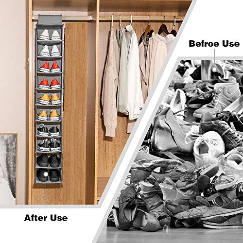 10-Shelf Hanging Shoe Organizer V461