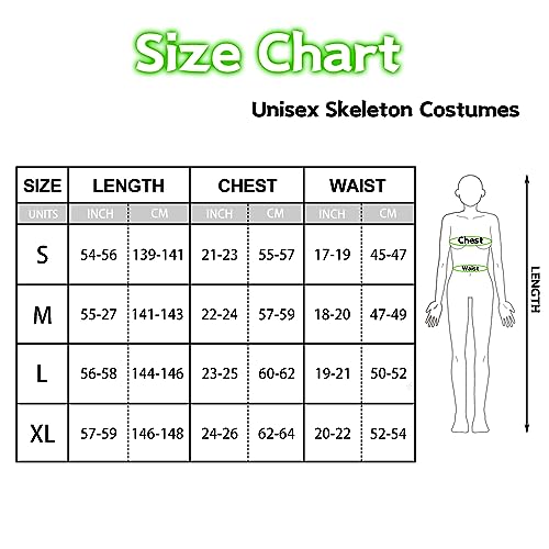 Black Skeleton Onesie Bodysuit with Gloves K13483