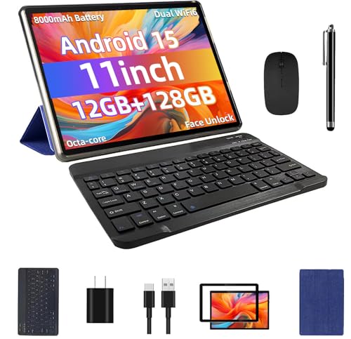 11inch Android 14 Tablet, Octa-core CPU, 12GB+128GB+1TB Expand, 8000mAh Battery N93400