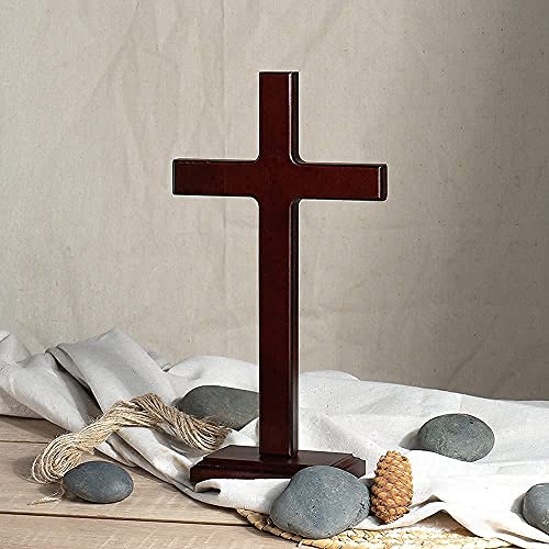 12.5 Inch Wooden Wall Cross C4068