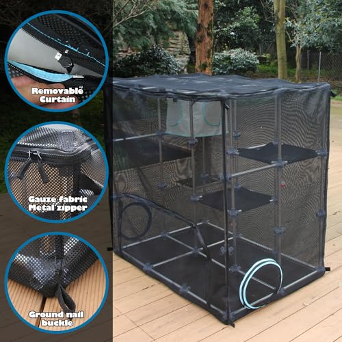 Catio Outdoor Cat Enclosure, Mega Kit W879