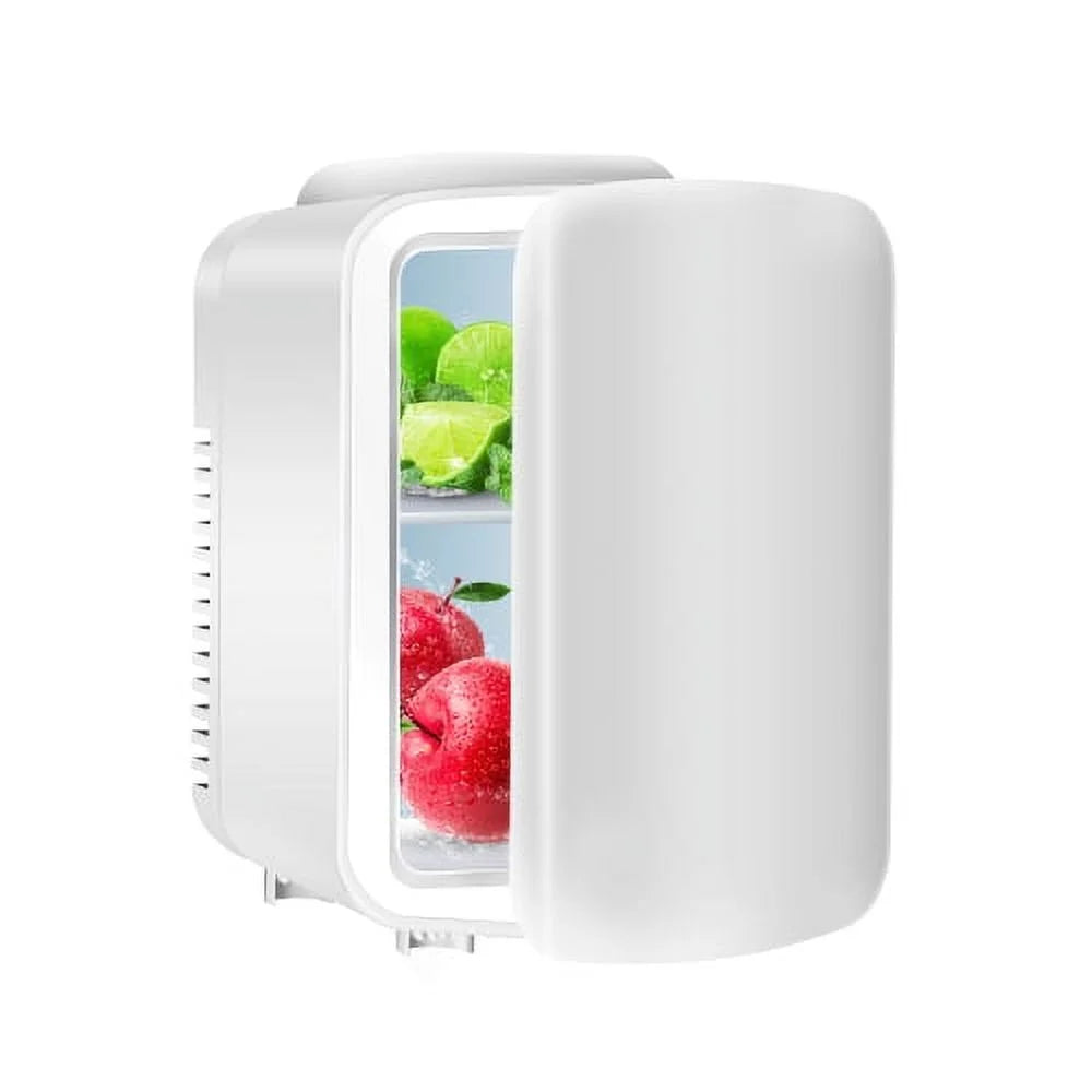 White 4L Portable Mini Fridge W92779