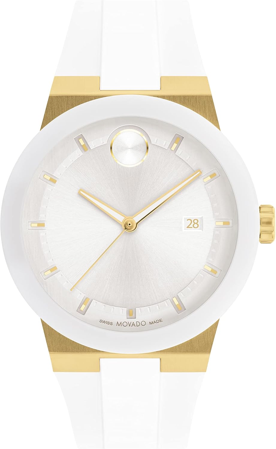 Swiss Quartz Silicone Strap Watch 42.30mm J936756
