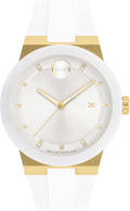 Swiss Quartz Silicone Strap Watch 42.30mm J936756